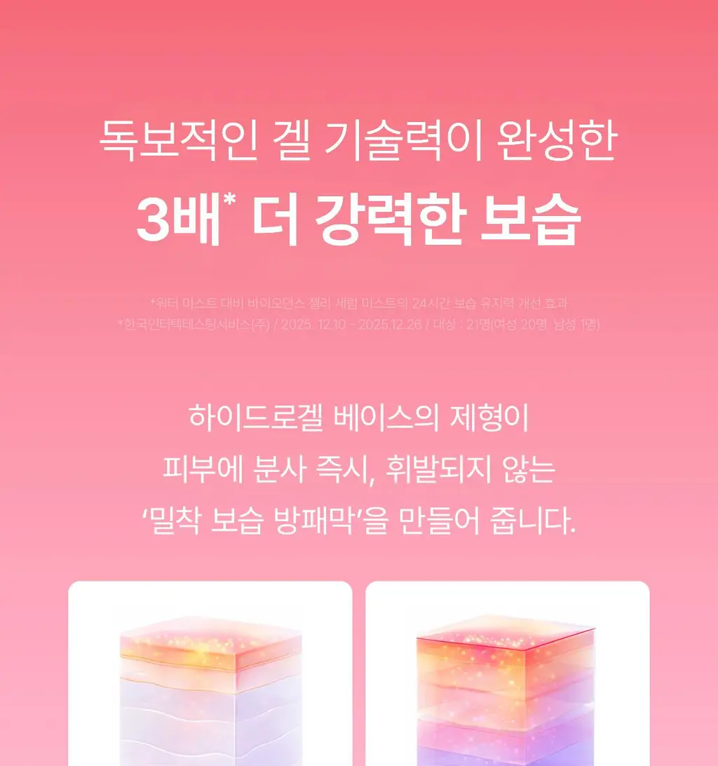 [NEW/한정기획] 바이오던스 콜라겐 펩타이드 젤리 세럼 미스트 50ml 기획 (+콜라겐 겔 패드 10매) 상세페이지 20